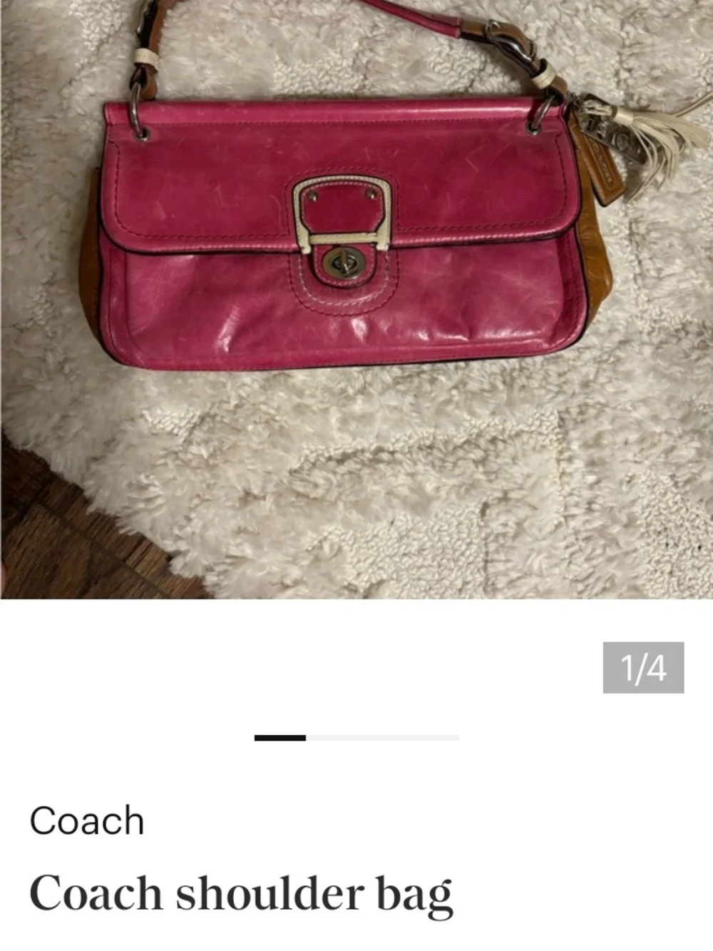 Magenta Accent Home Tote - Stylish Storage and Display
